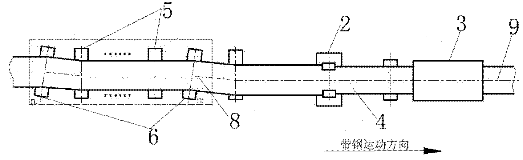 Strip deviation correction control method for cold rolling pickling unit