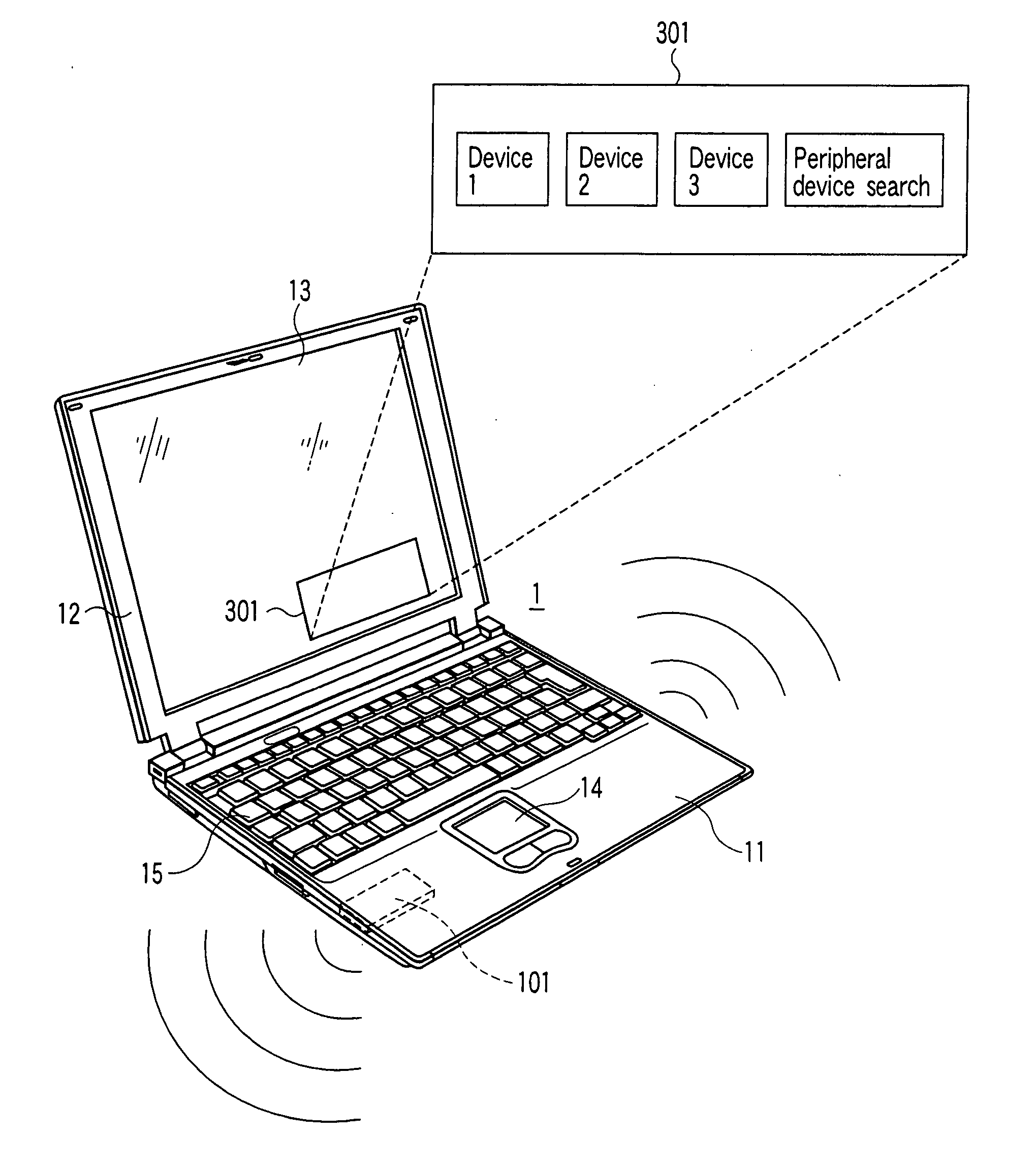 Electronic device and program