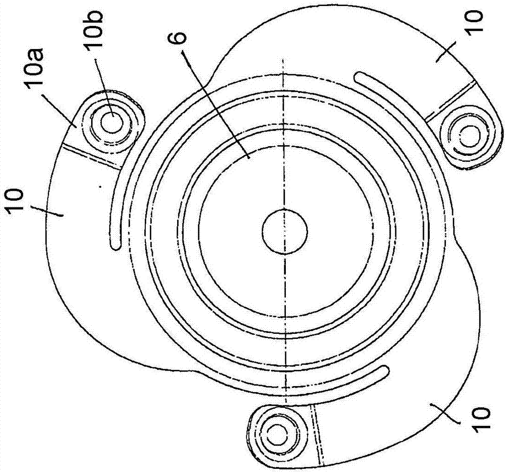 Device for transmitting torque from internal combustion engine to auxiliary unit