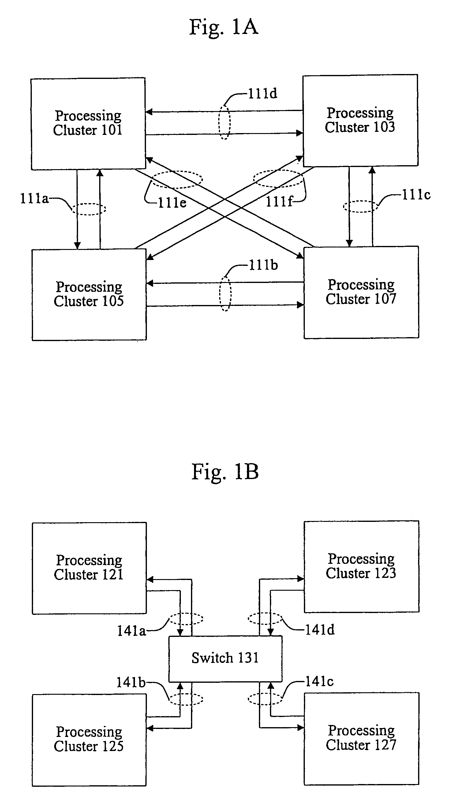 Communication between multi-processor clusters of multi-cluster computer systems