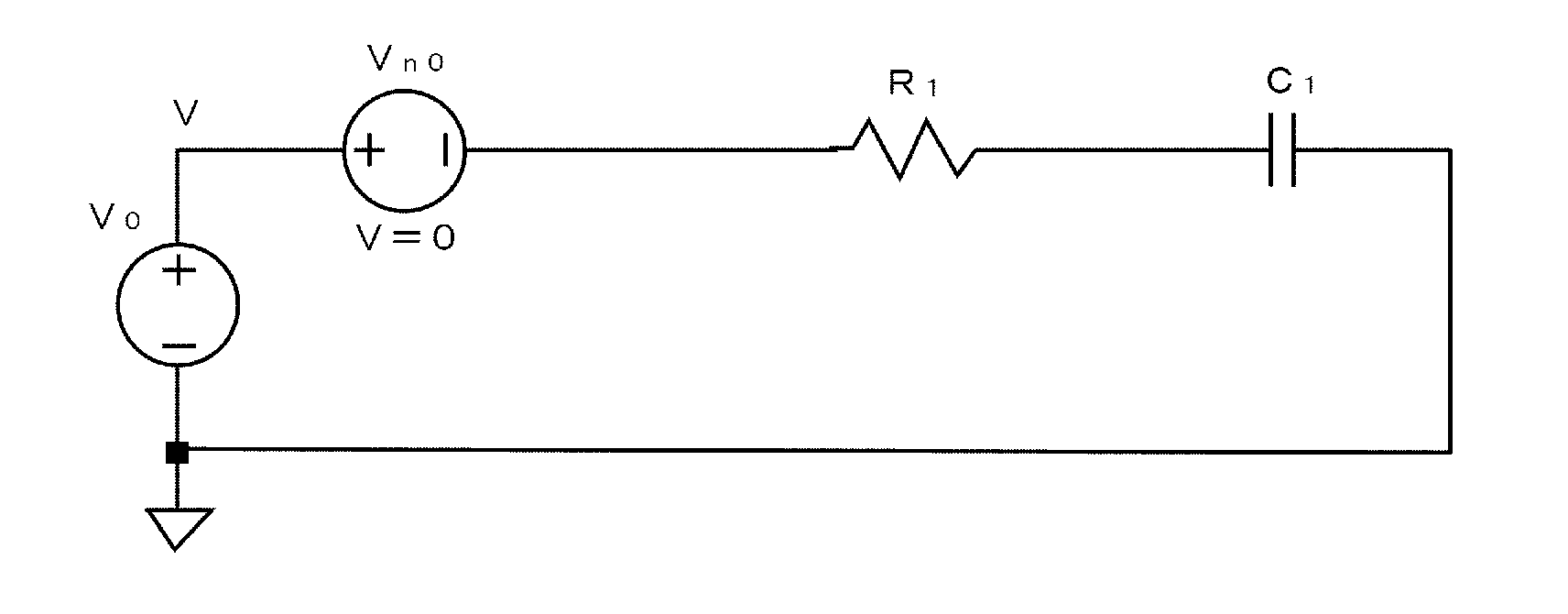 Capacitor simulation method and capacitor nonlinear equivalent circuit model