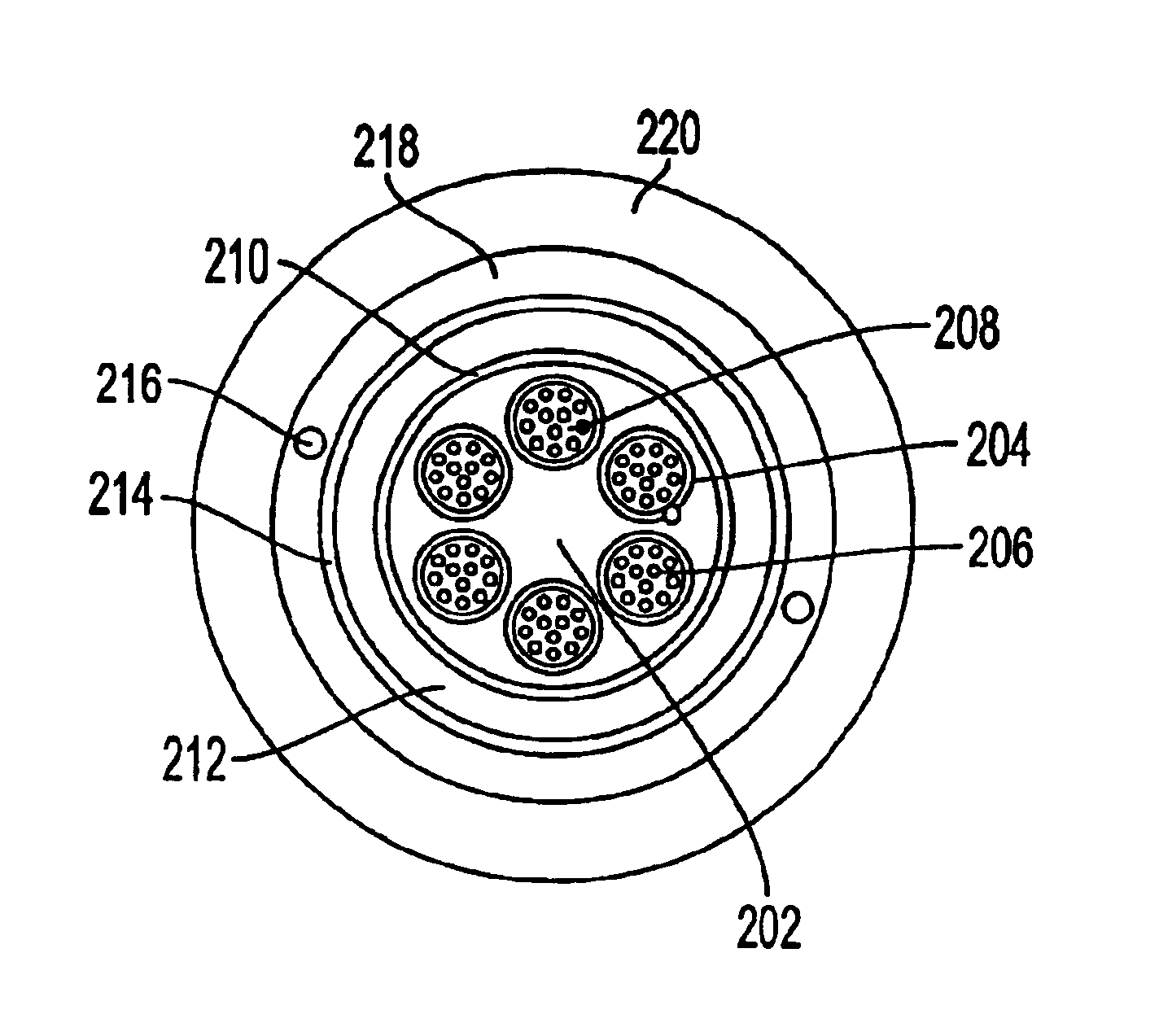 Fiber optic cable having no rigid strength members and a reduced coefficient of thermal expansion