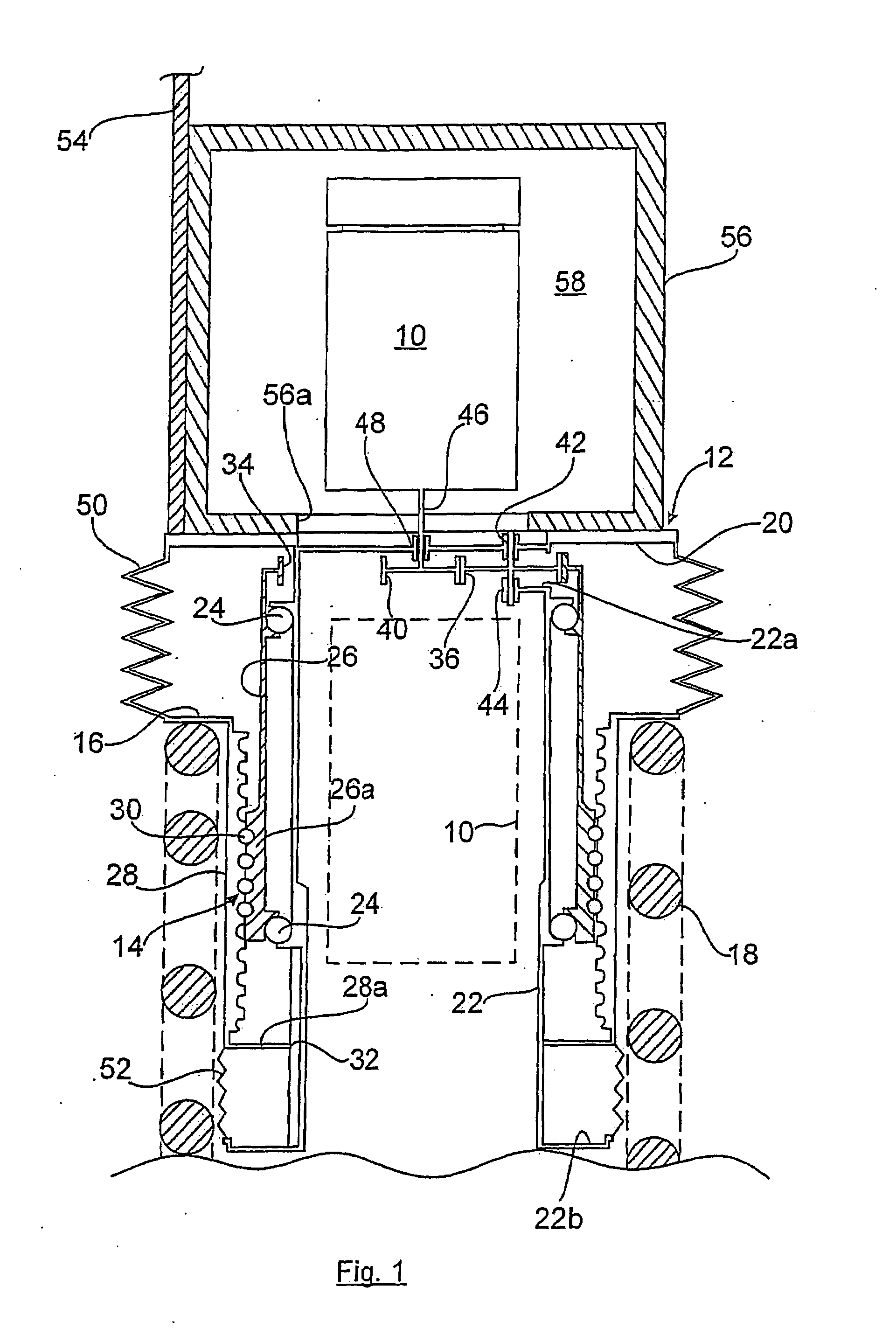 Height adjustment device for motor vehicles