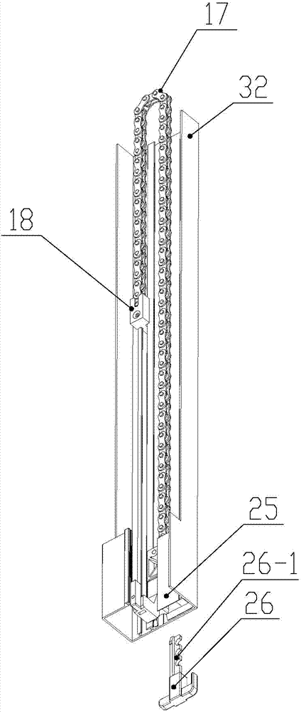 Building external sunshade wind resistance venetian blind driven by side chain