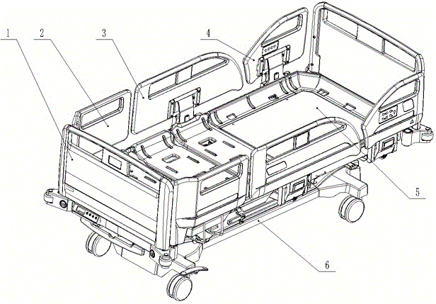 Multifunctional electric bed