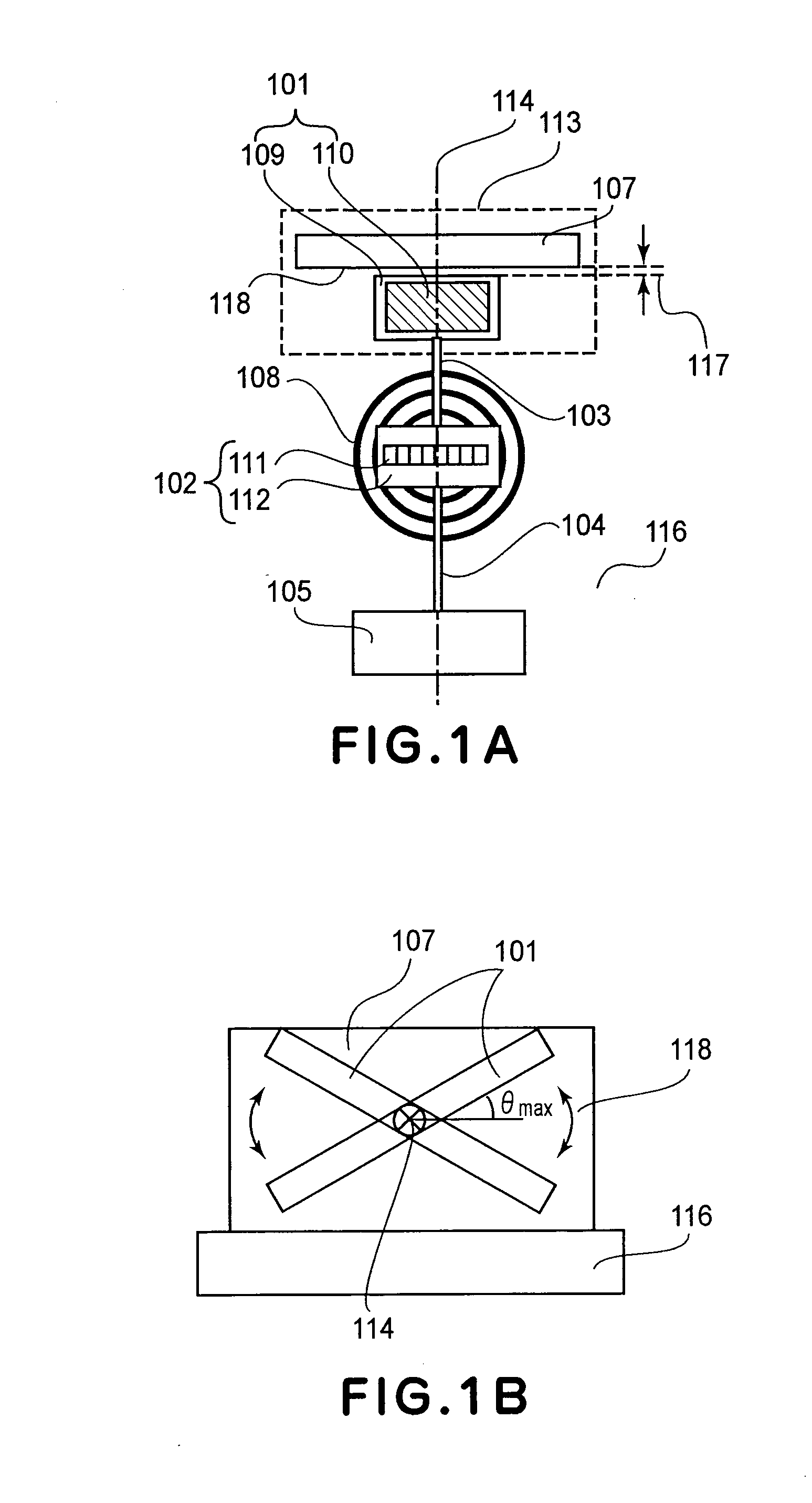 Oscillator device and optical deflector using the same