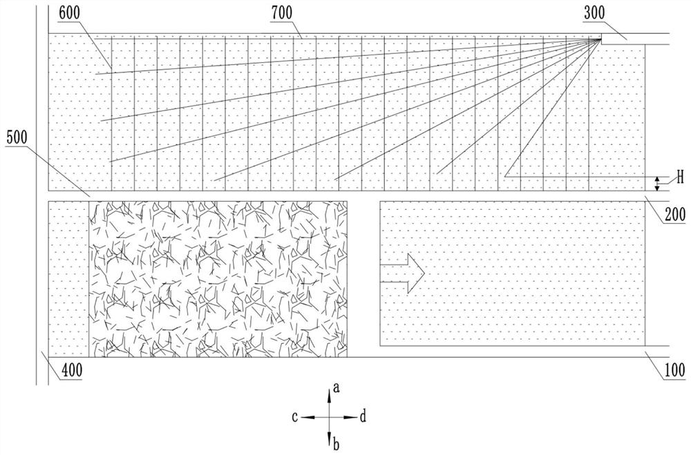 Method for extracting gas in adjacent sections through non-coal-pillar gob-side entry retaining