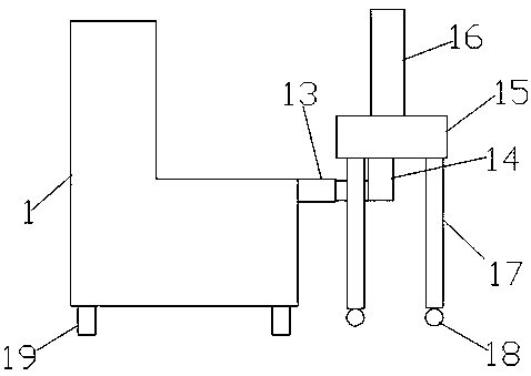 Computer-table-chair integrated device for internet cafe