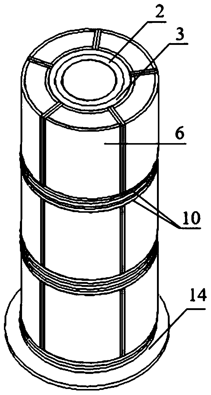 Assembly movable type anti-detonation device applied to round pier stud and construction method and replacing method of assembly movable type anti-detonation device