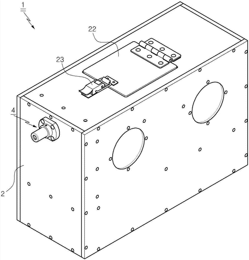 Separative supply device of compression coil spring