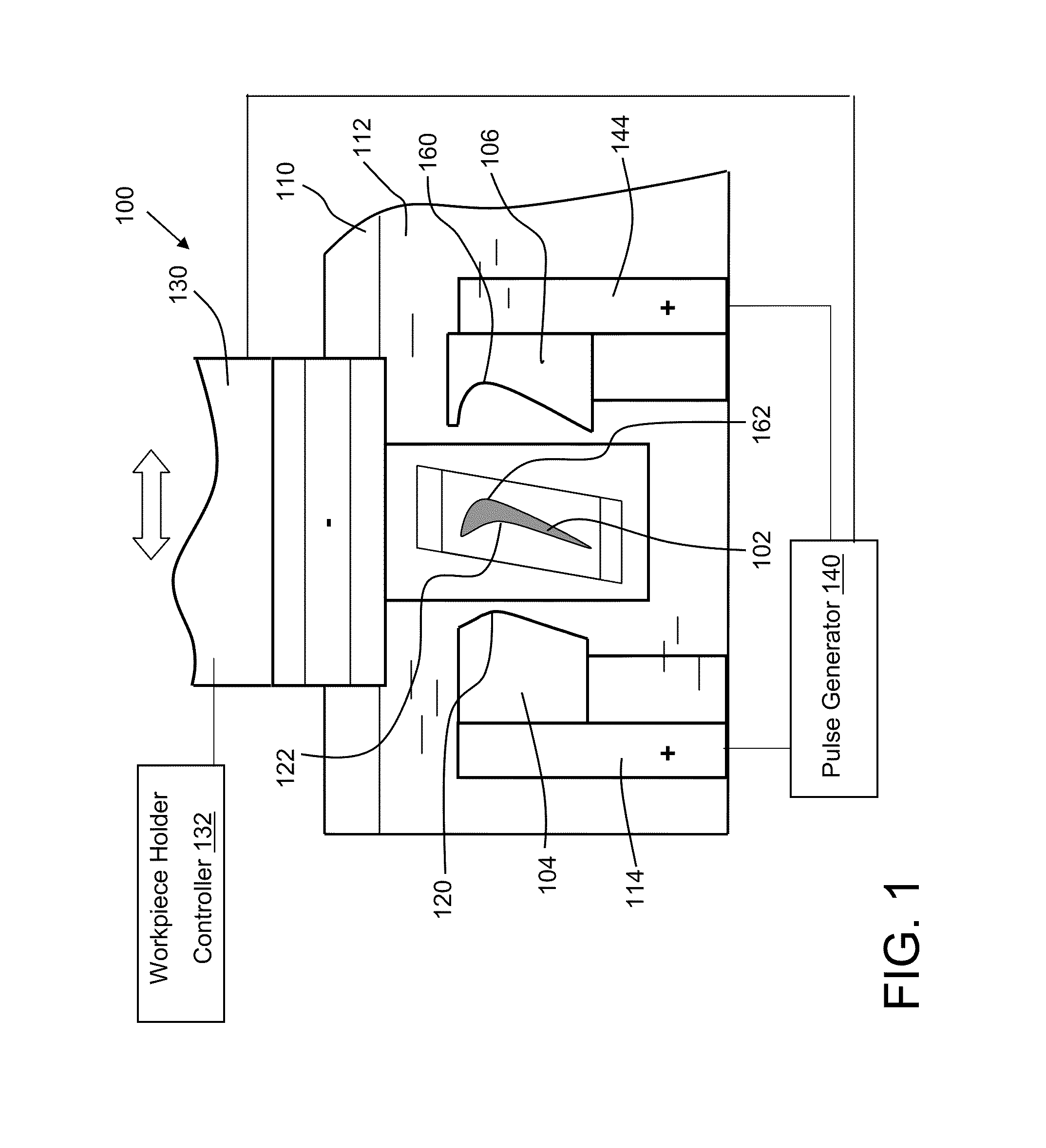 Electric discharge machining die sinking device