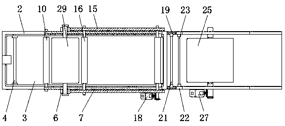 Full-automatic thin bean curd sheet forming processing device