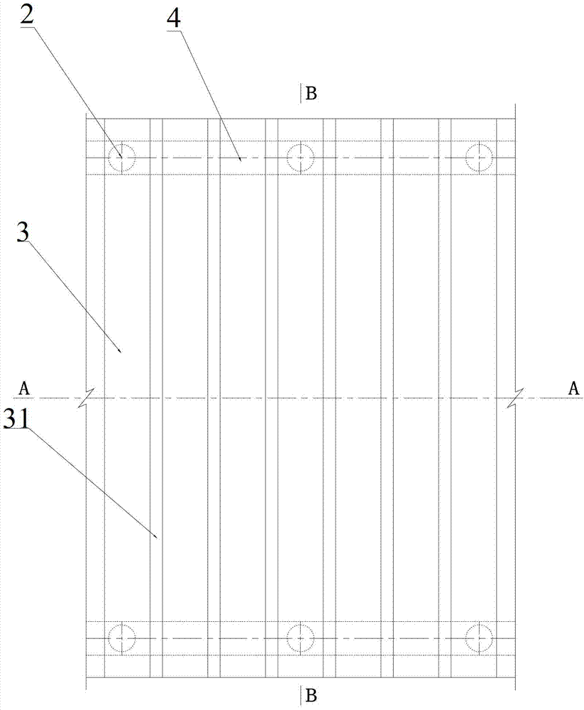 A transverse bearing system girder bridge