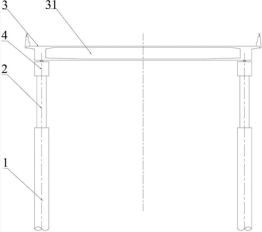 A transverse bearing system girder bridge