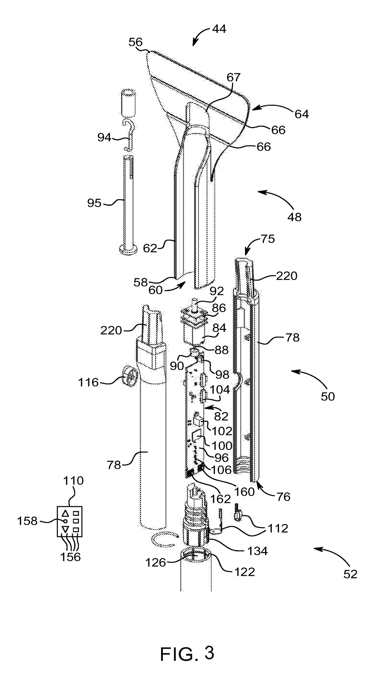 Remote controlled motorized wand for controlling blinds