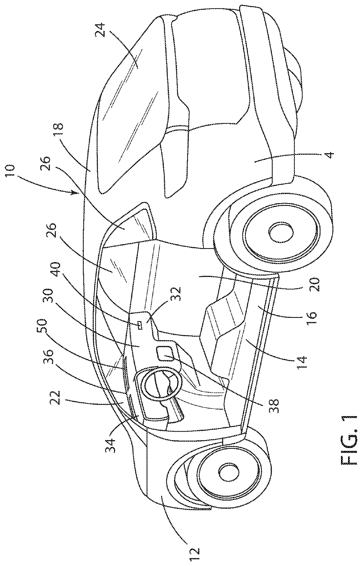 Defroster system for a motor vehicle