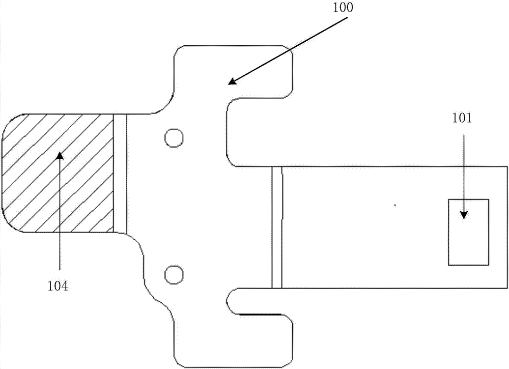 FPC connection structure and terminal