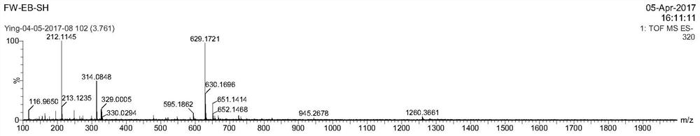 A kind of polypeptide prodrug modified by Evans blue and its preparation and application