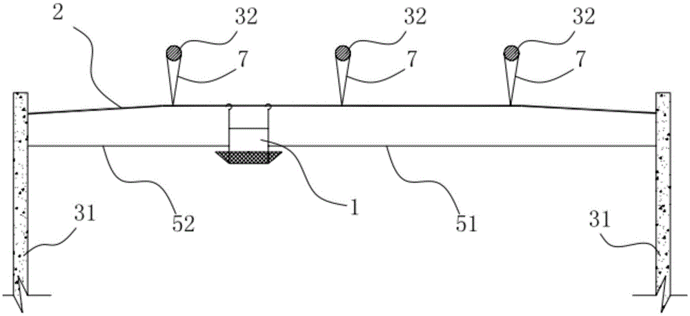 High-altitude mobile hanging basket system and construction method