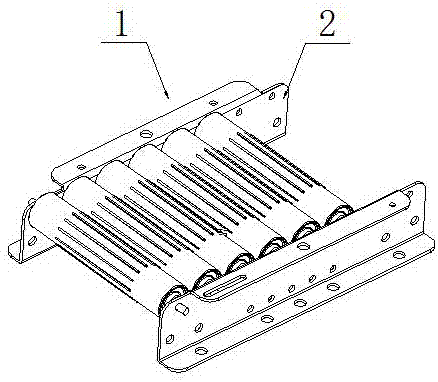 Rotary conveying device for processing bagged ham sausage