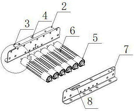 Rotary conveying device for processing bagged ham sausage