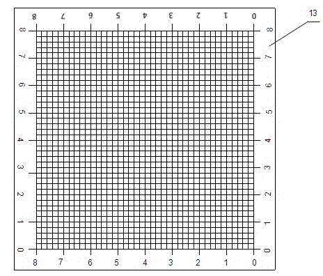 Space relative deformation measuring device for upper disc and lower disc of in-situ rock joint plane