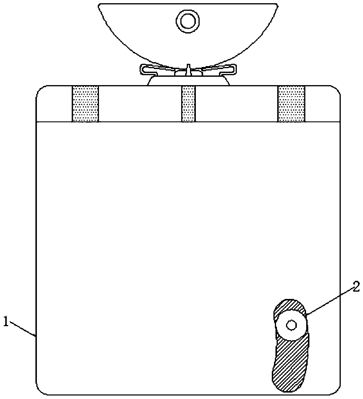 Hidden auxiliary equipment for gas stove for increasing use safety