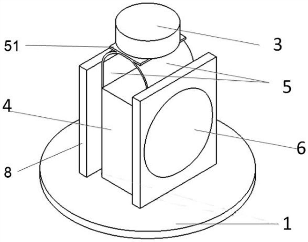 Integrated device of navigation light and navigation antenna