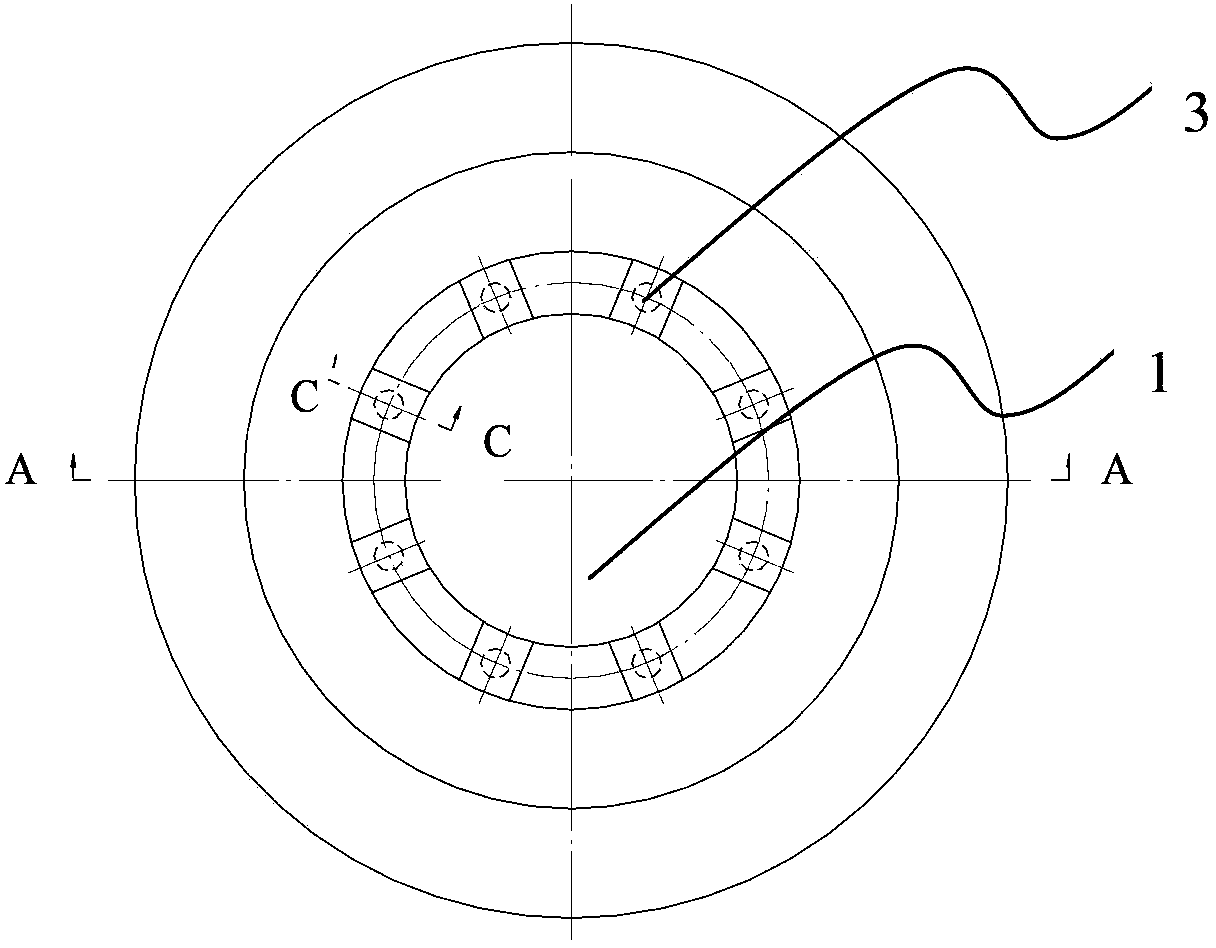 Oil filling and discharging valve seat