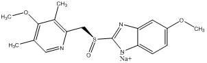 Esomeprazole sodium hemihydrate