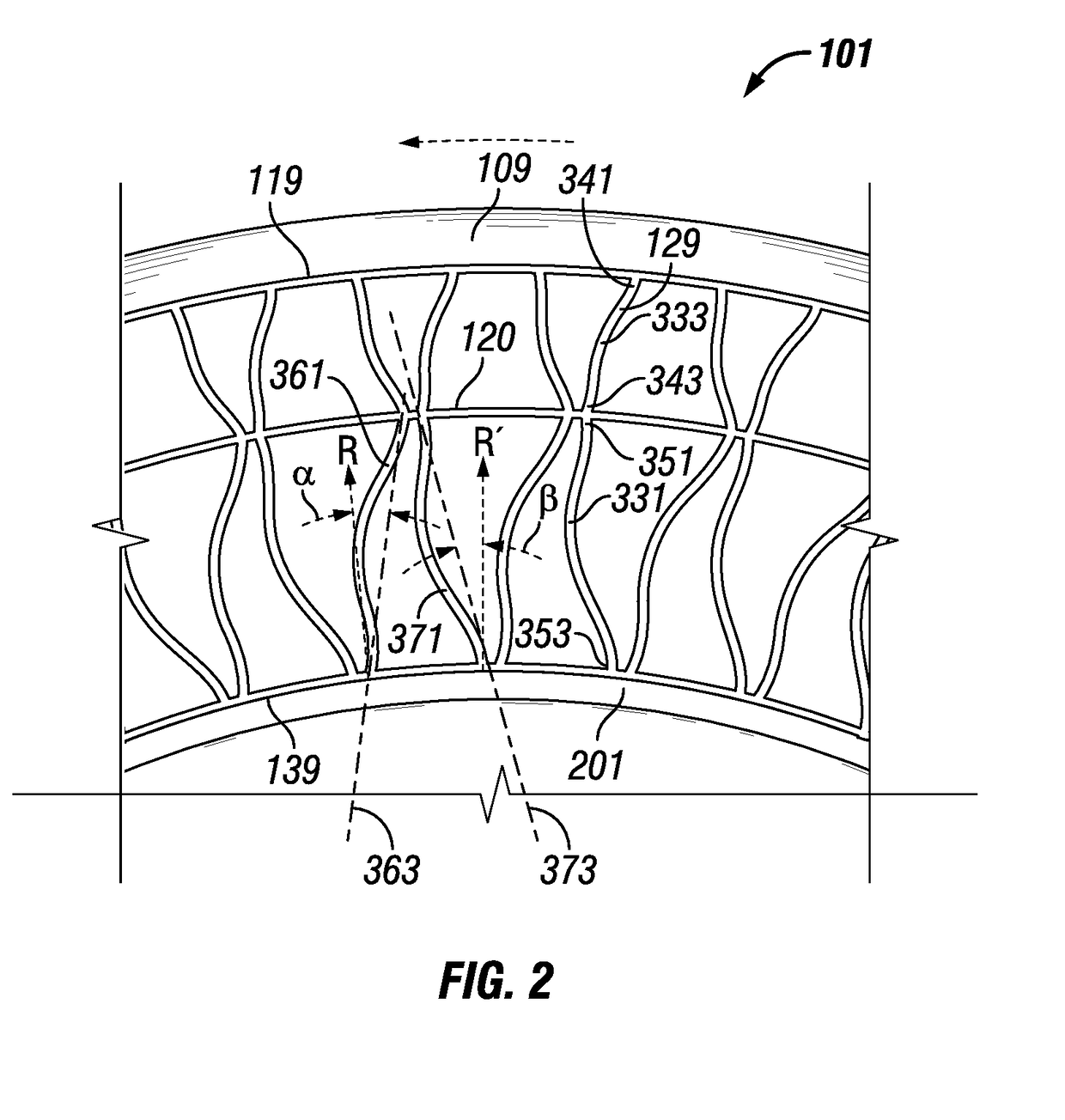 Non-pneumatic tire with multi-connection connecting elements