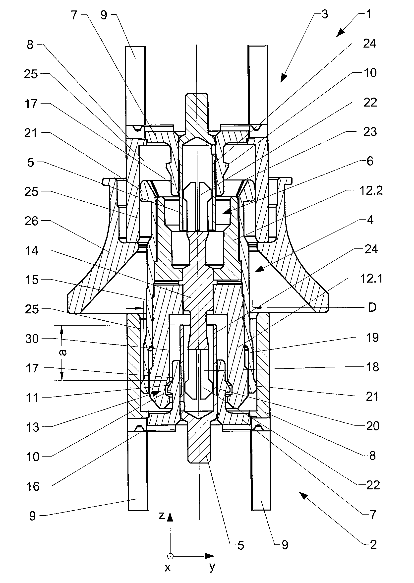 Circuit board coaxial connector