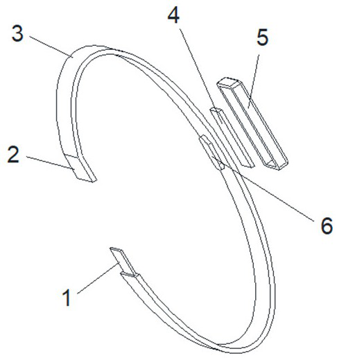 Intelligent temperature measurement wristband