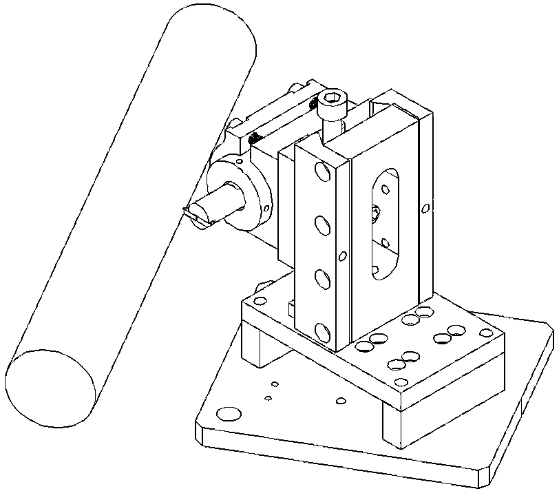 One-dimensional ultrasonic linear vibration turning device