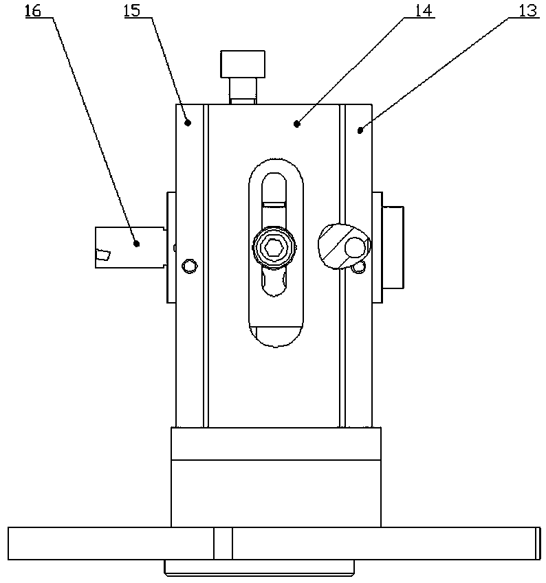 One-dimensional ultrasonic linear vibration turning device