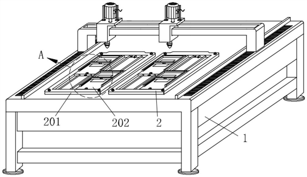 Intelligent machining equipment for machining internal mold injection molding part