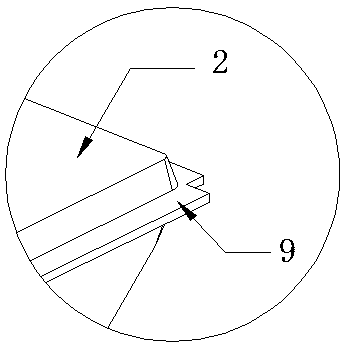 Heat radiation support with splicing function