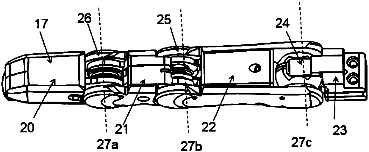 12-freedom-degree five-finger mechanical arm