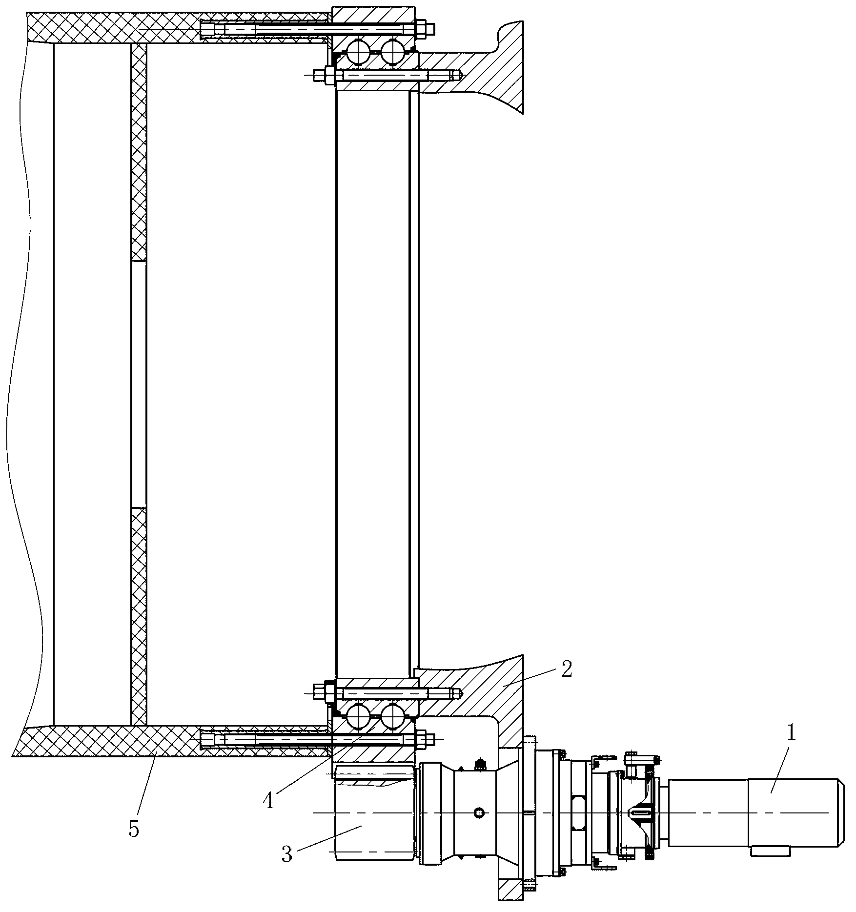 Wind generating set and variable pitch driving system thereof