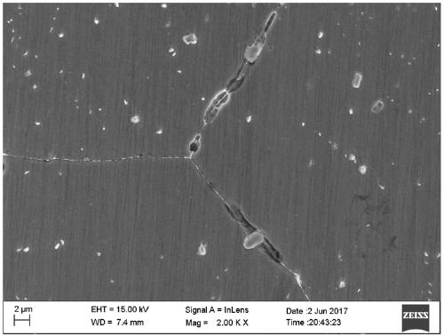 A heat treatment process for improving aging impact toughness of austenitic heat-resistant steel for boiler tubes