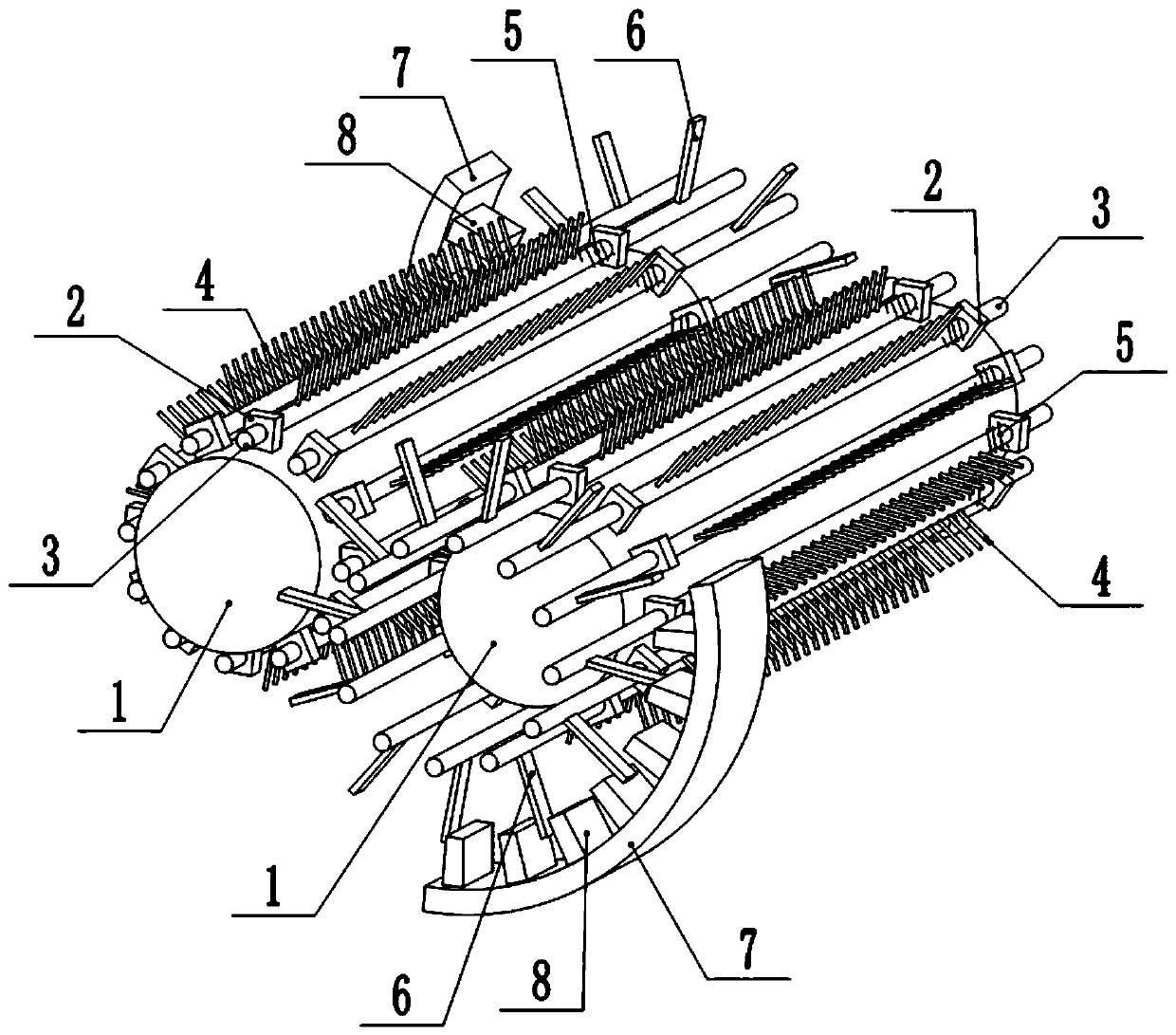 Method for producing continuous vulcanized fiber paper