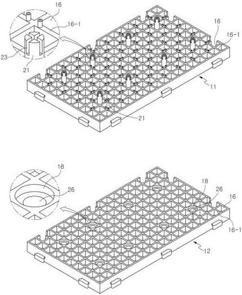 Double panel preventing noise between floor of public housing and construction method using panel T