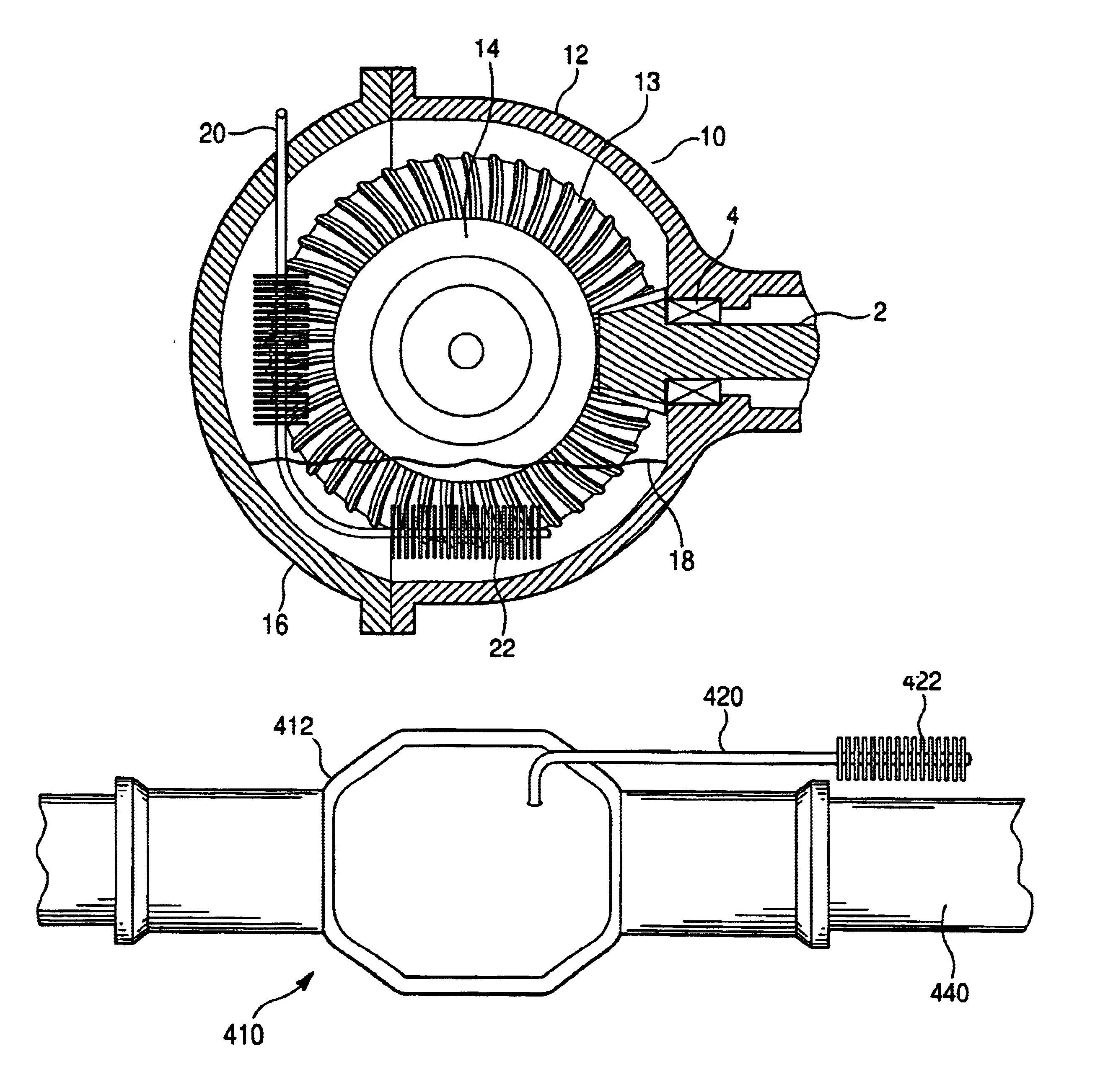 Heat pipe for differential assembly