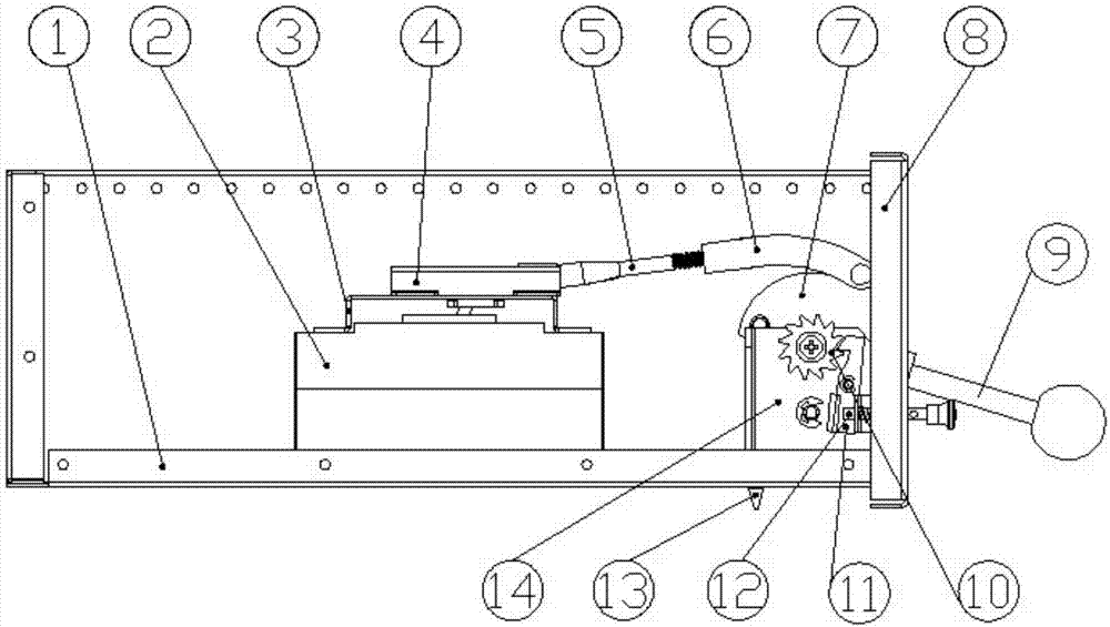 Switching-on and switching-off mechanism of drawer cabinet circuit breaker