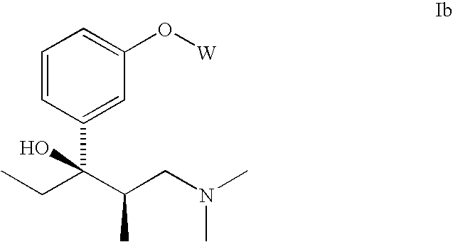 Pharmaceutically active salts and esters of 1-dimethylamino-3-(3-methoxyphenyl)-2-methylpentan-3-ol and 3- (3-dimethylamino-1-ethyl-1-hydroxy-2-methylpropyl)-phenol and methods of using same