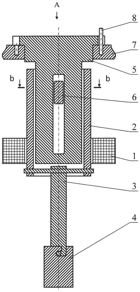 Actuator of a nuclear reactor control and protection system