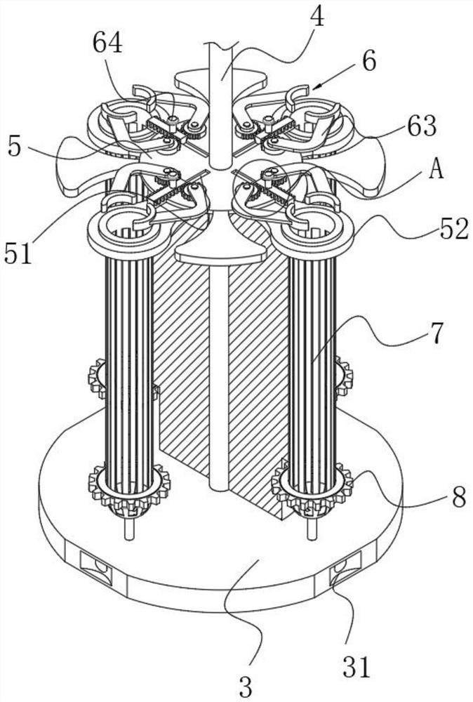 Endoscopic examination auxiliary device for digestive department