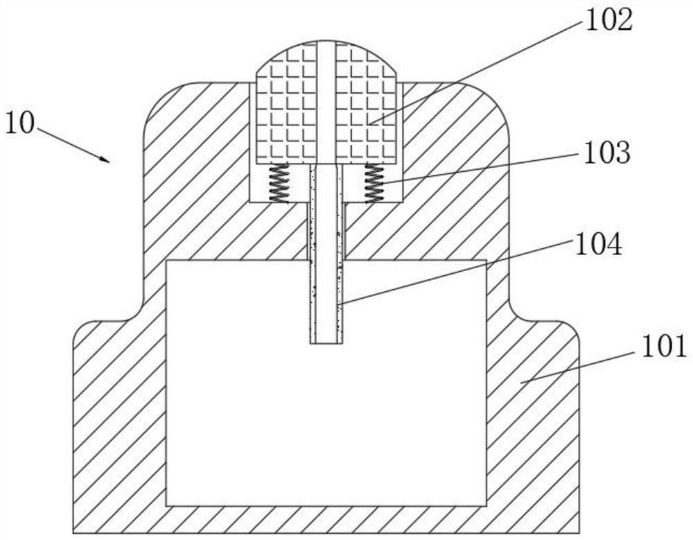 Endoscopic examination auxiliary device for digestive department