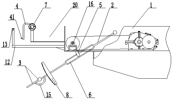 Water surface floating body clearing machine