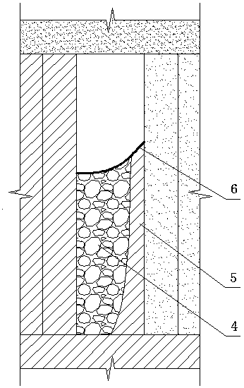 A recovery method of high-grade ore body in deep collapse area